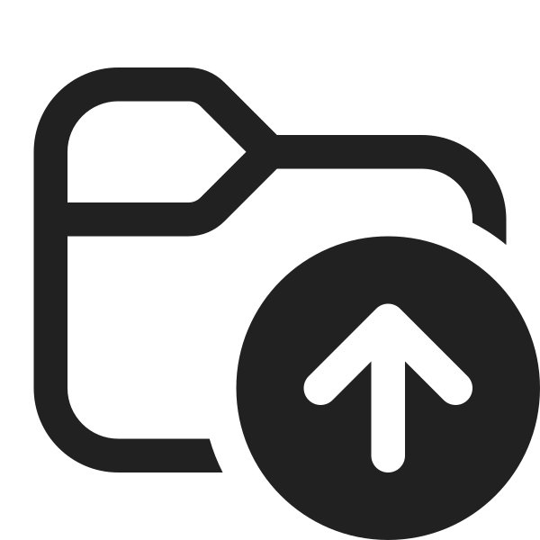 Ic Fluent Folder Arrow Up 16 Regular