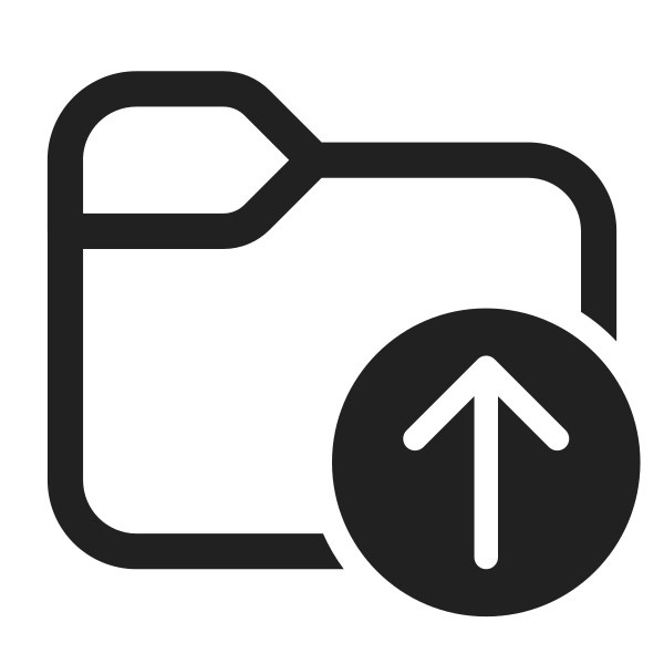 Ic Fluent Folder Arrow Up 28 Regular