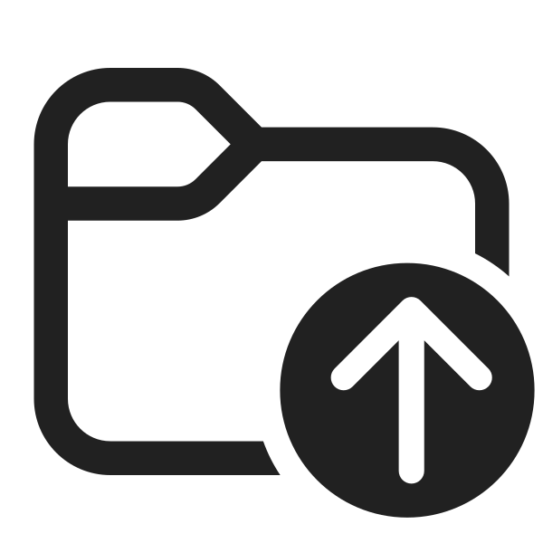 Ic Fluent Folder Arrow Up 32 Regular
