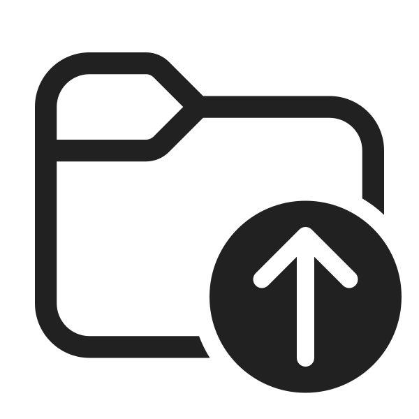 Ic Fluent Folder Arrow Up 48 Regular