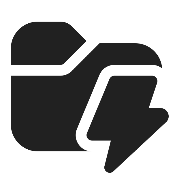 Ic Fluent Folder Lightning 16 Filled