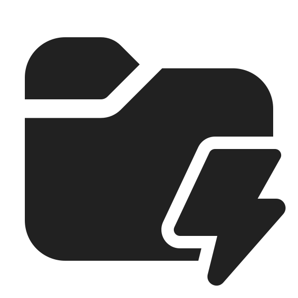 Ic Fluent Folder Lightning 24 Filled