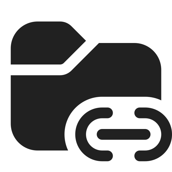 Ic Fluent Folder Link 16 Filled