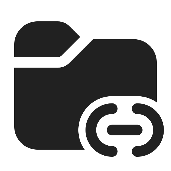 Ic Fluent Folder Link 24 Filled
