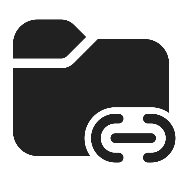 Ic Fluent Folder Link 28 Filled