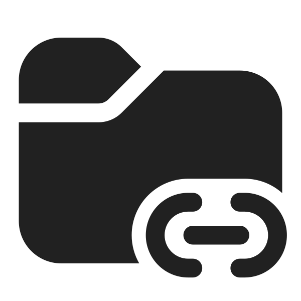 Ic Fluent Folder Link 32 Filled