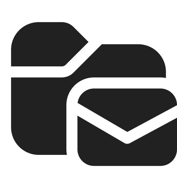 Ic Fluent Folder Mail 16 Filled