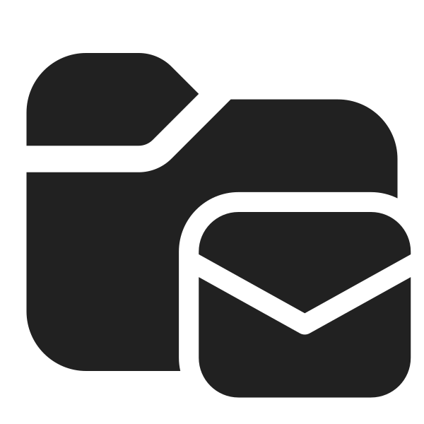 Ic Fluent Folder Mail 32 Filled