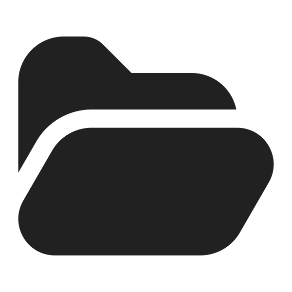 Ic Fluent Folder Open 16 Filled