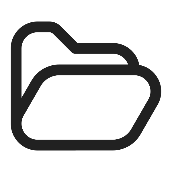 Ic Fluent Folder Open 16 Regular