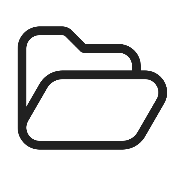 Ic Fluent Folder Open 20 Regular