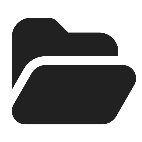 Ic Fluent Folder Open 24 Filled