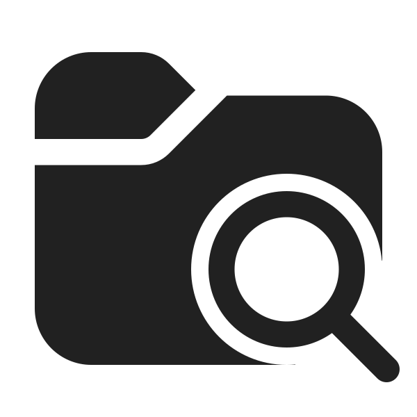 Ic Fluent Folder Search 24 Filled