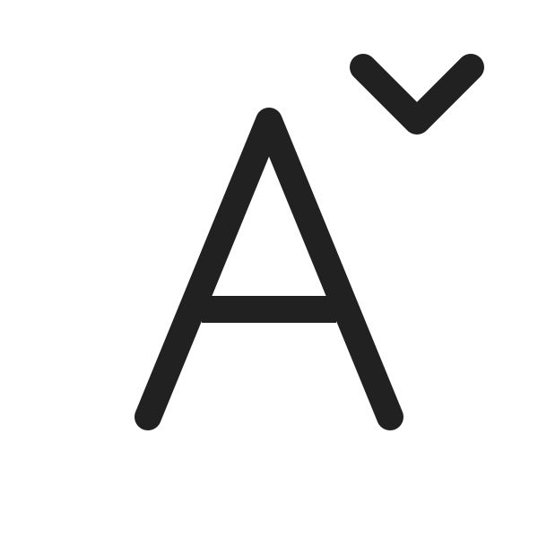 Ic Fluent Font Decrease 20 Regular