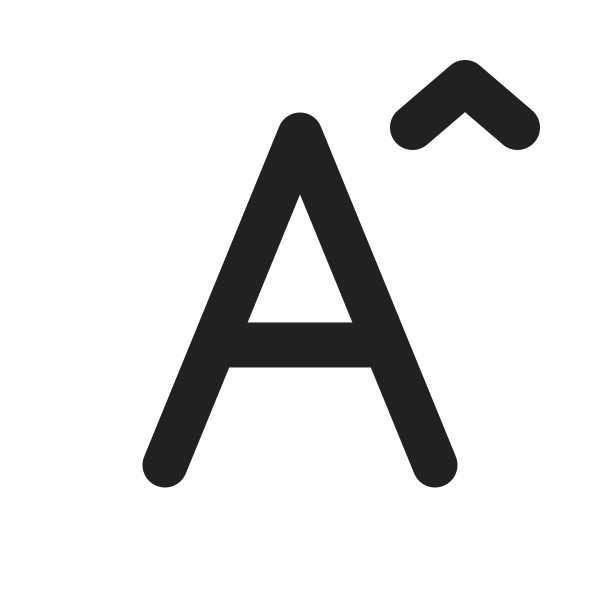 Ic Fluent Font Increase 20 Filled