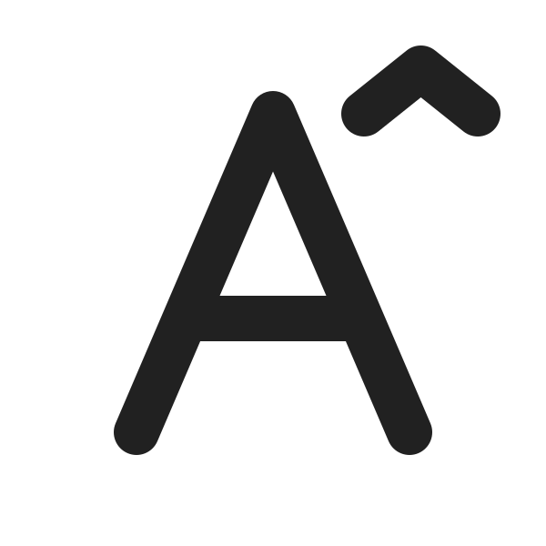 Ic Fluent Font Increase 24 Filled