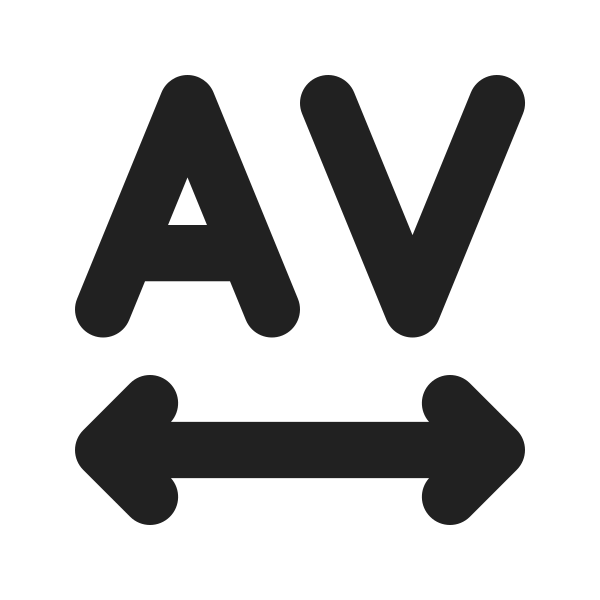 Ic Fluent Font Space Tracking Out 16 Filled