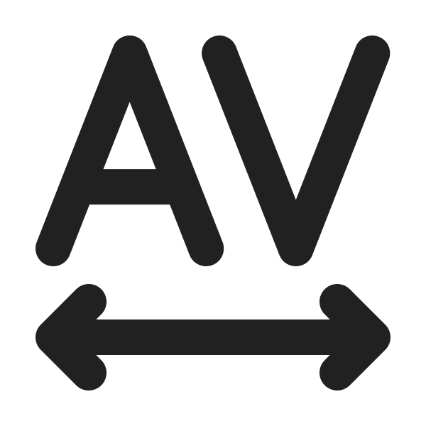 Ic Fluent Font Space Tracking Out 24 Filled