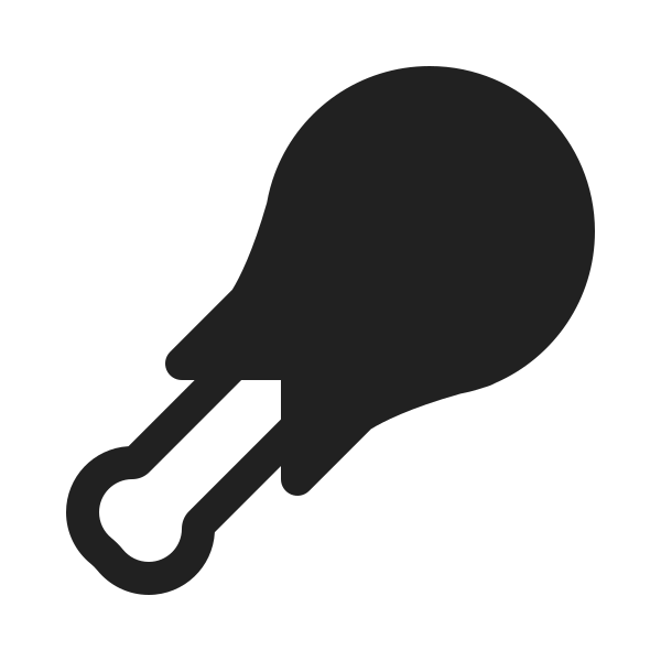 Ic Fluent Food Chicken Leg 20 Filled