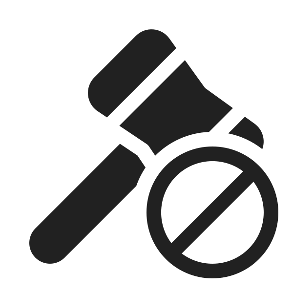 Ic Fluent Gavel Prohibited 20 Filled