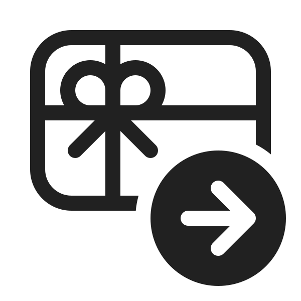 Ic Fluent Gift Card Arrow Right 20 Regular