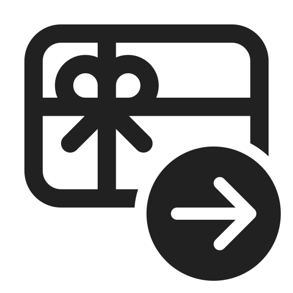 Ic Fluent Gift Card Arrow Right 24 Regular