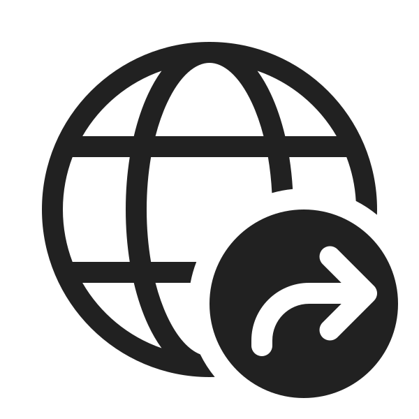 Ic Fluent Globe Arrow Forward 20 Regular