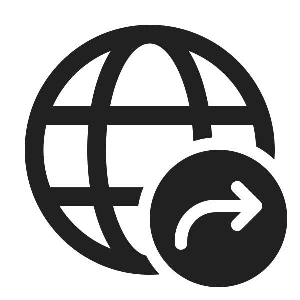 Ic Fluent Globe Arrow Forward 24 Regular