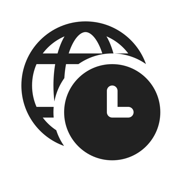 Ic Fluent Globe Clock 16 Regular