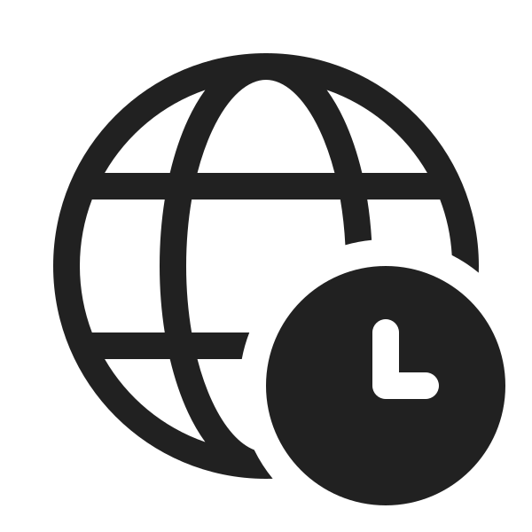 Ic Fluent Globe Clock 20 Regular