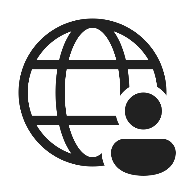 Ic Fluent Globe Person 20 Regular
