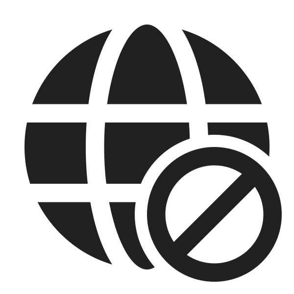 Ic Fluent Globe Prohibited 24 Filled