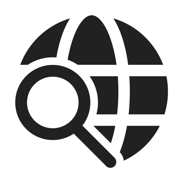 Ic Fluent Globe Search 24 Filled