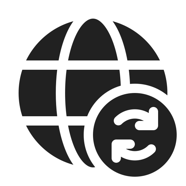Ic Fluent Globe Sync 20 Filled