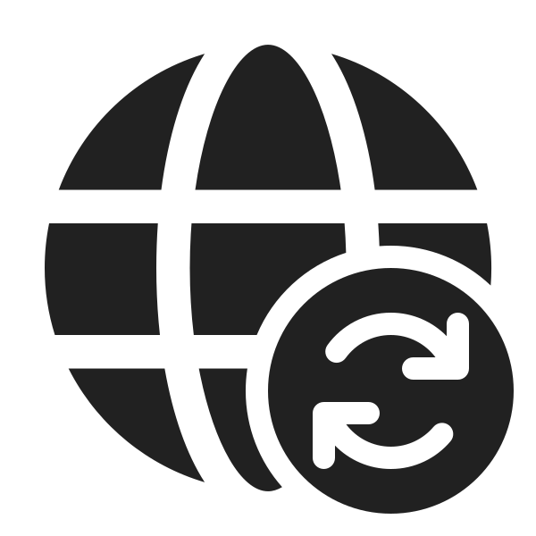 Ic Fluent Globe Sync 24 Filled