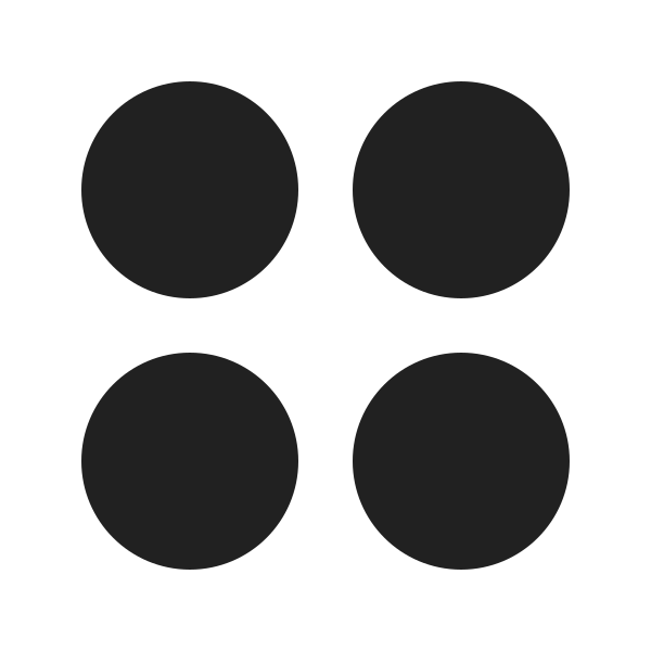 Ic Fluent Grid Circles 24 Filled