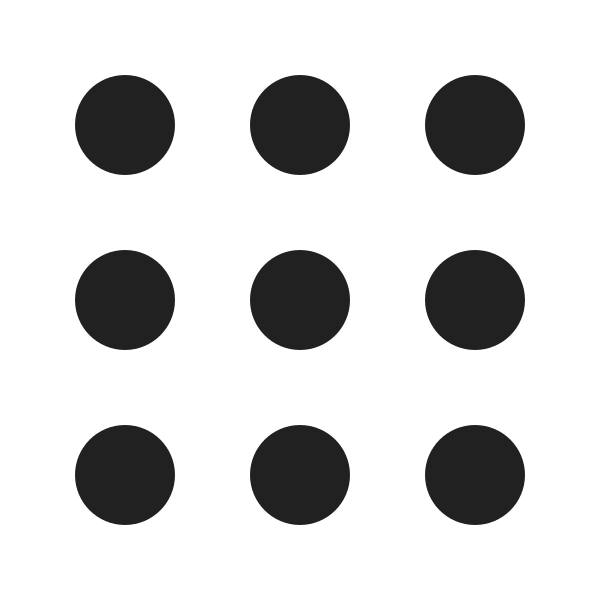 Ic Fluent Grid Dots 24 Filled