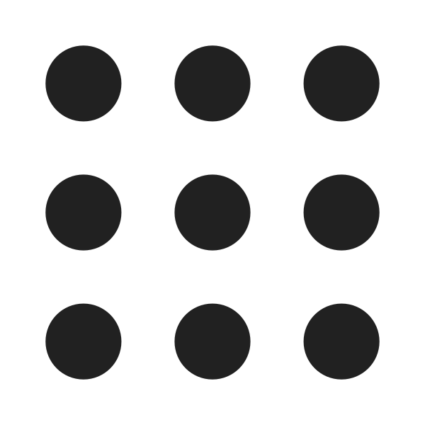 Ic Fluent Grid Dots 28 Filled