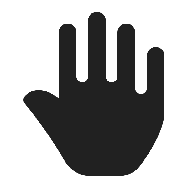 Ic Fluent Hand Left 16 Filled