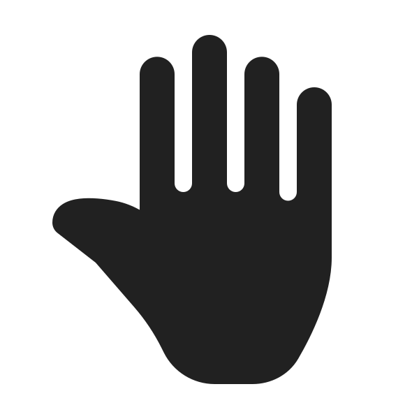 Ic Fluent Hand Left 24 Filled