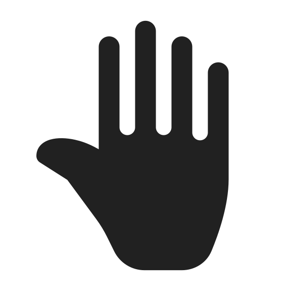 Ic Fluent Hand Left 28 Filled