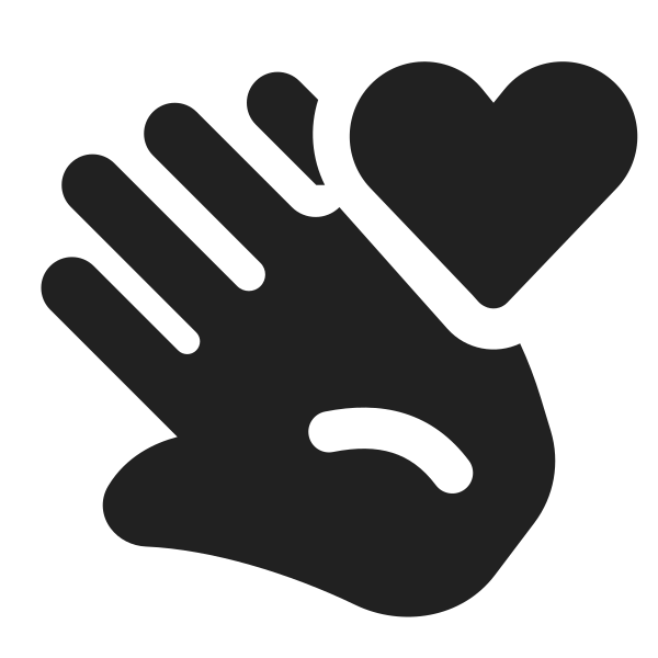 Ic Fluent Hand Open Heart 32 Filled