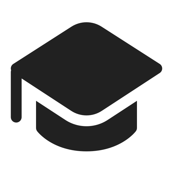 Ic Fluent Hat Graduation 24 Filled