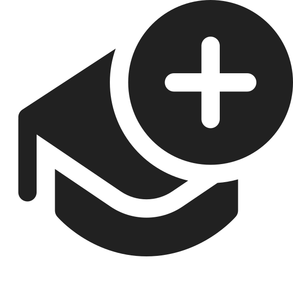 Ic Fluent Hat Graduation Add 16 Filled