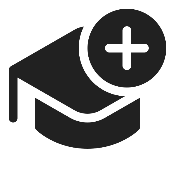 Ic Fluent Hat Graduation Add 20 Filled