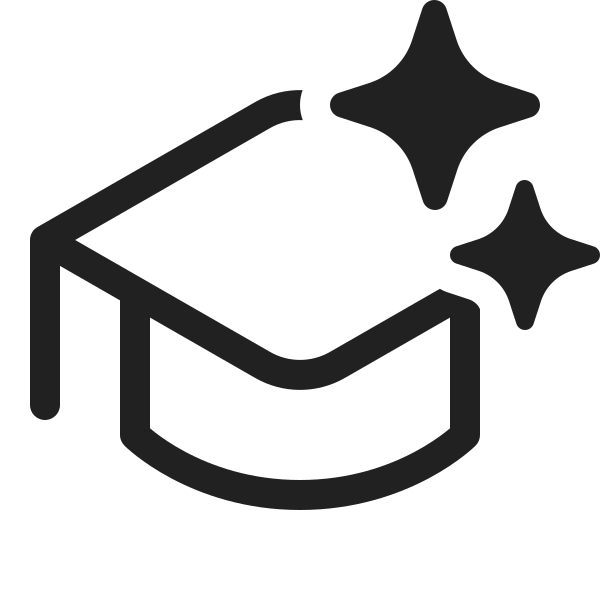 Ic Fluent Hat Graduation Sparkle 20 Regular