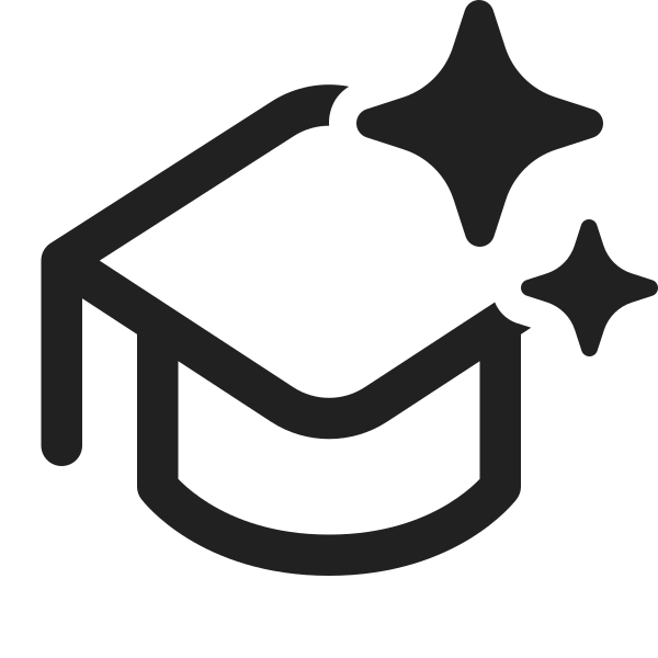Ic Fluent Hat Graduation Sparkle 24 Regular
