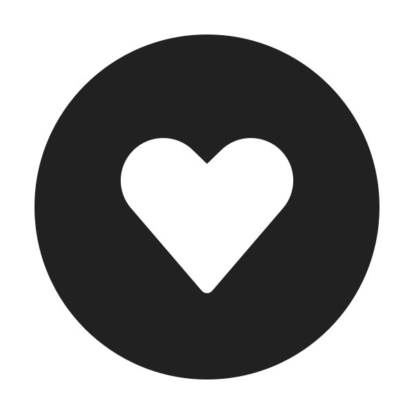 Ic Fluent Heart Circle 24 Filled