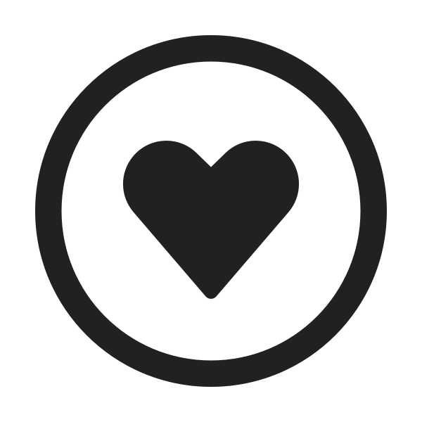 Ic Fluent Heart Circle 24 Regular
