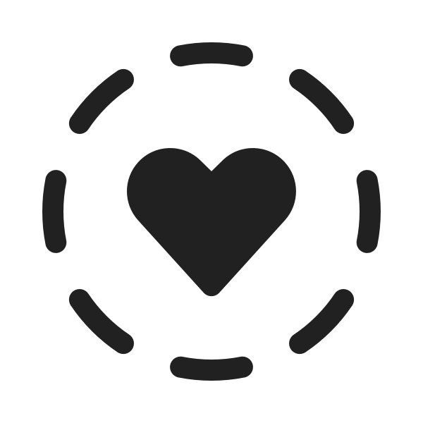 Ic Fluent Heart Circle Hint 20 Filled